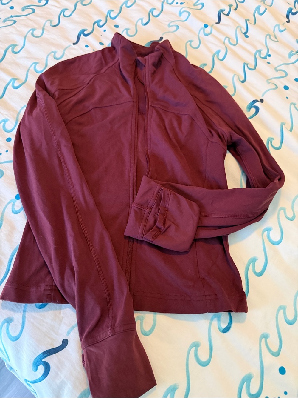 LulemonWomen's Maroon Full-Zip Lightweight Jacket